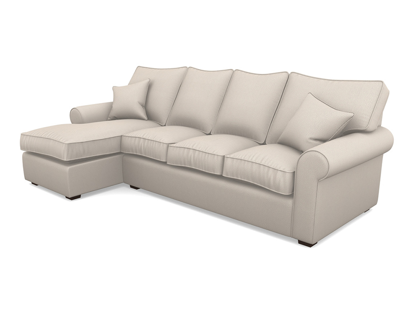 Upperton Chaise LHF in Two Tone Biscuit